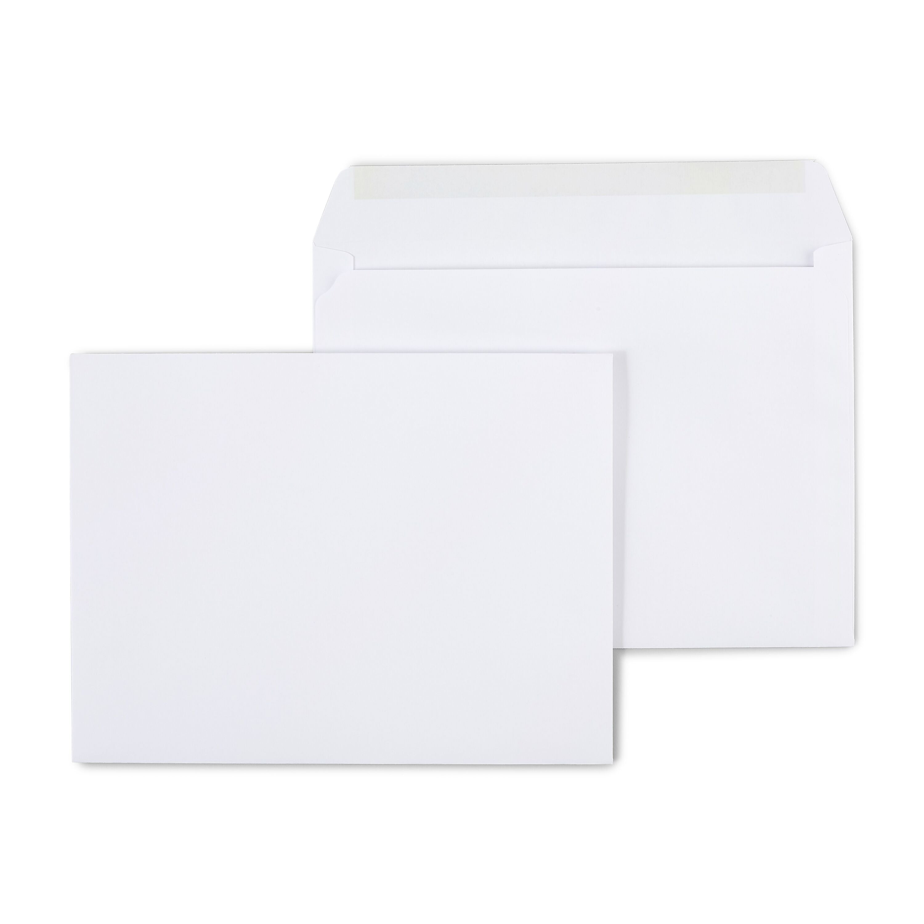 Staples Gummed Booklet Envelopes, 9" x 12", White, 100/Box