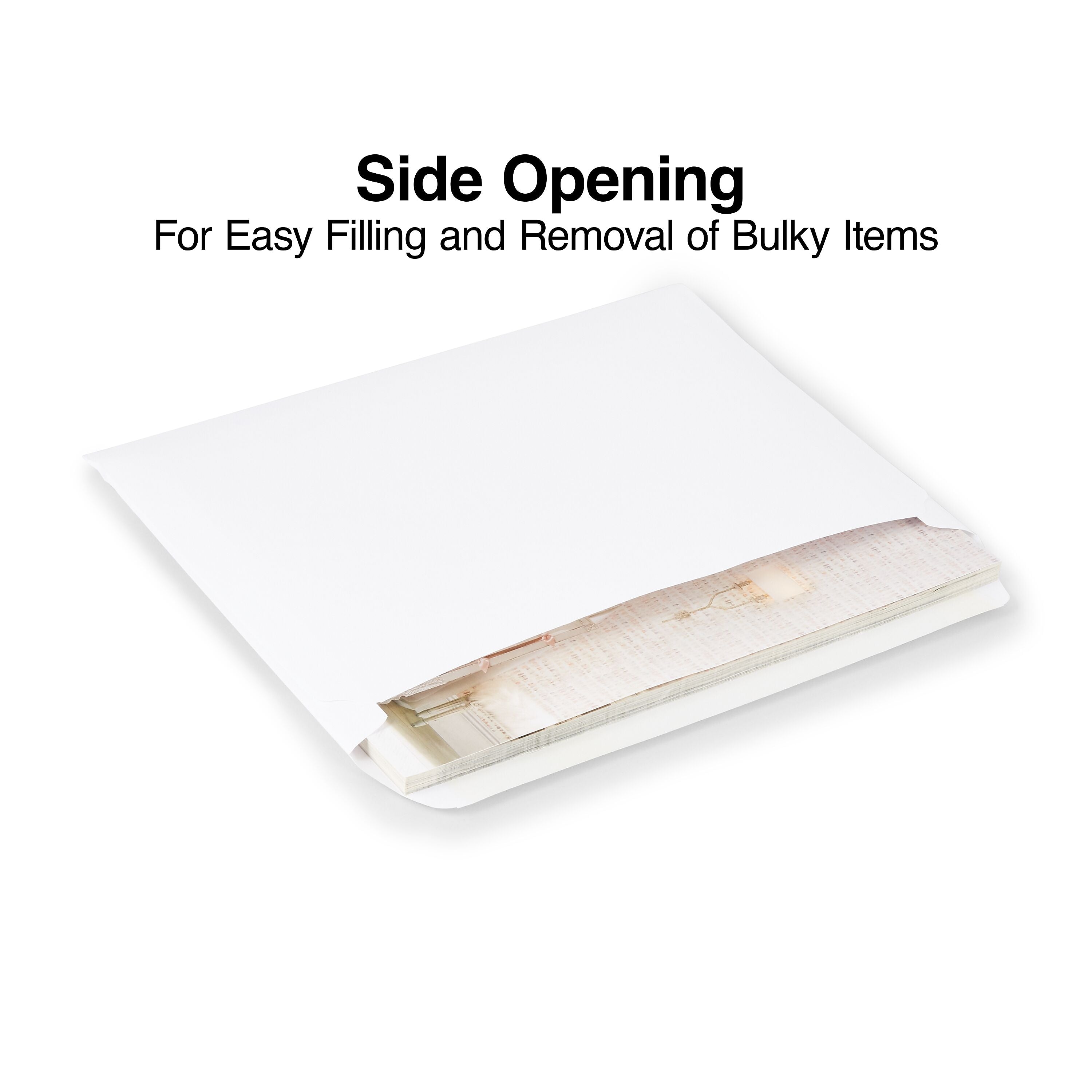 Staples Gummed Booklet Envelopes, 9" x 12", White, 100/Box