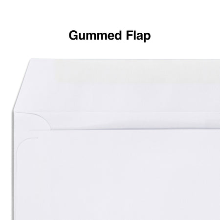 Staples Gummed Business Envelopes, 4 3/16" x 9", White, 1000/Box