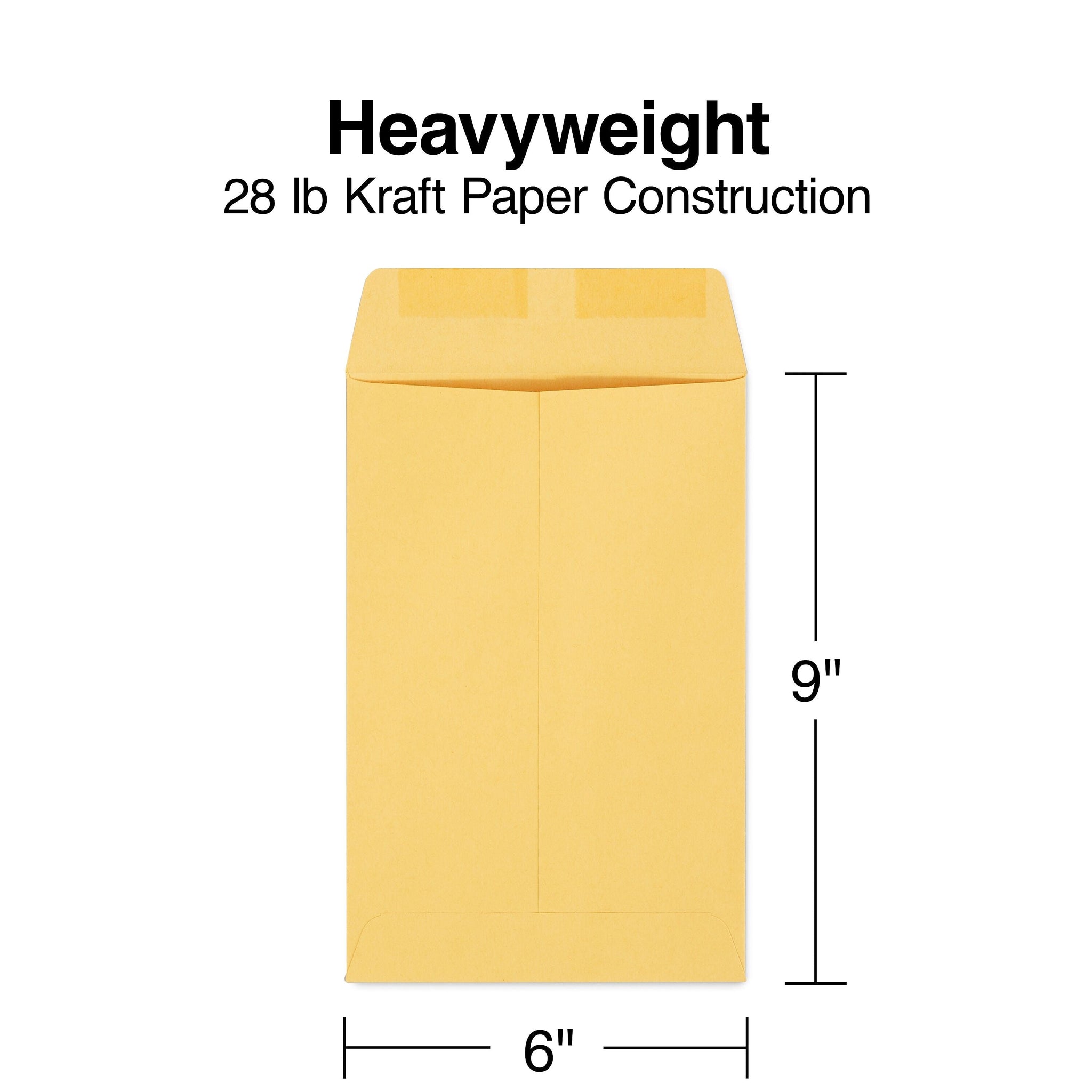 Staples Gummed Catalog Envelopes, 6