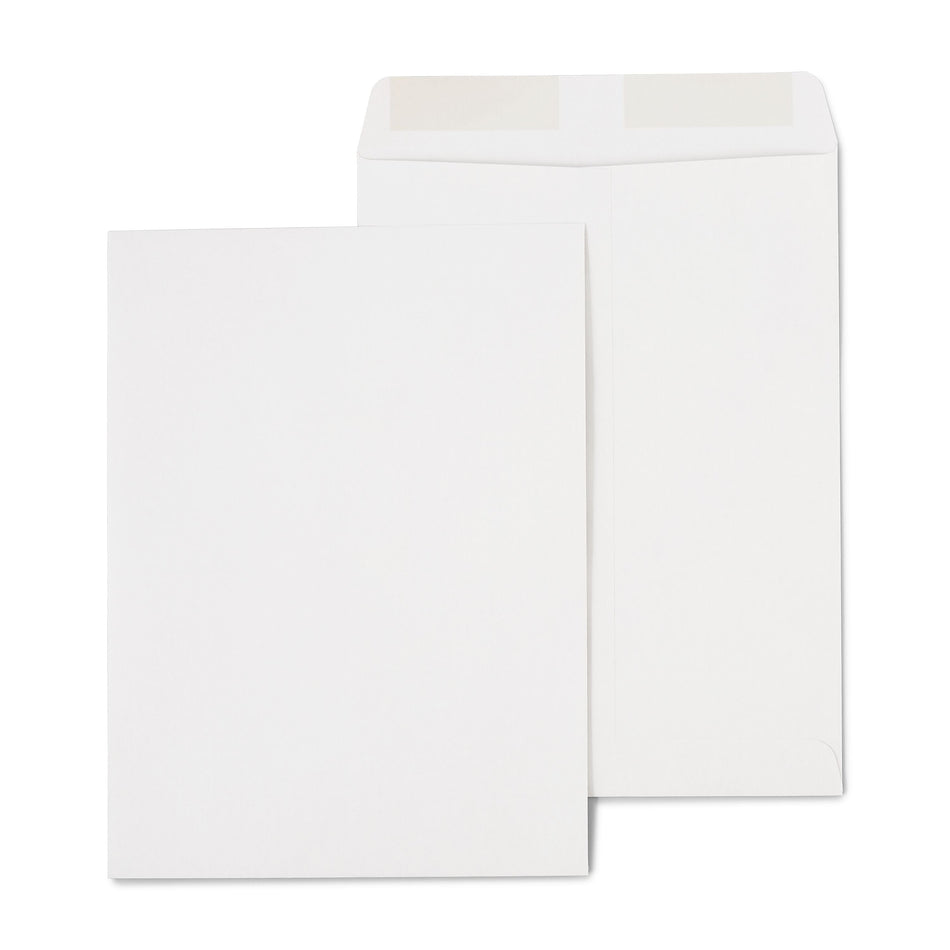 Staples Gummed Catalog Envelopes, 9" x 12", Gray, 100/Box