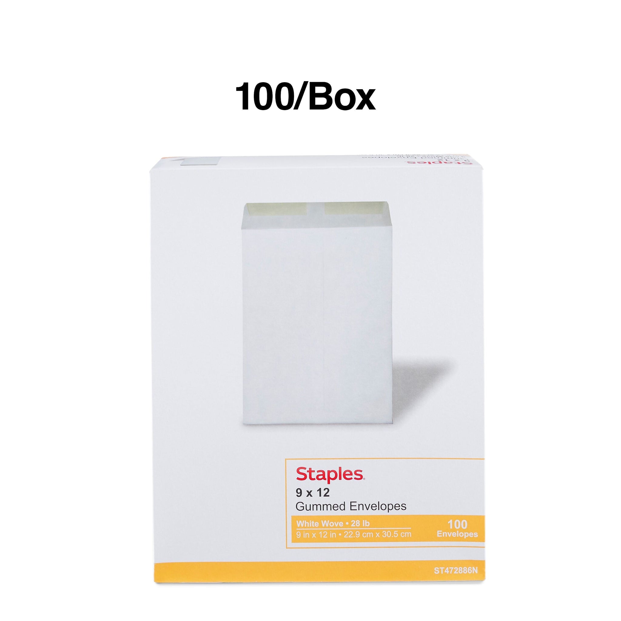 Staples Gummed Catalog Envelopes, 9