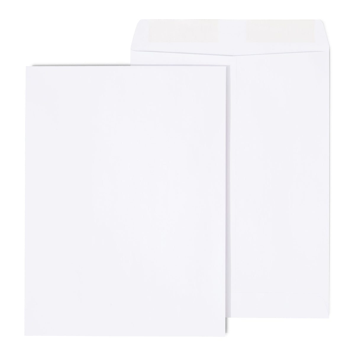 Staples Gummed Catalog Envelopes, 9"L x 12"H, White, 250/Box