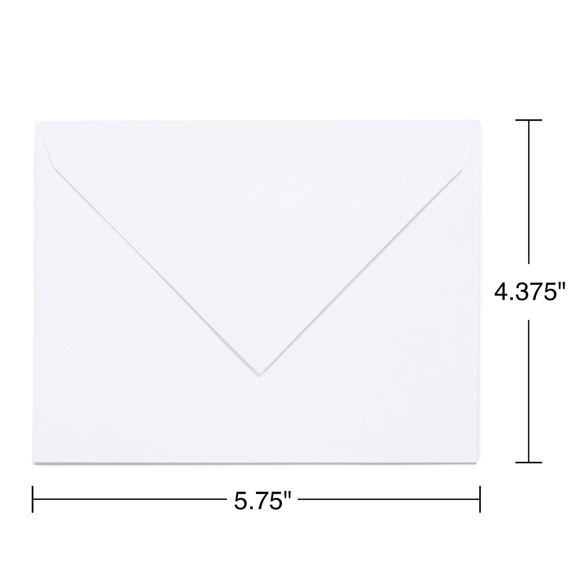 Staples Gummed Invitation Envelopes, 5 3/4" x 4 3/8", White, 250/Box