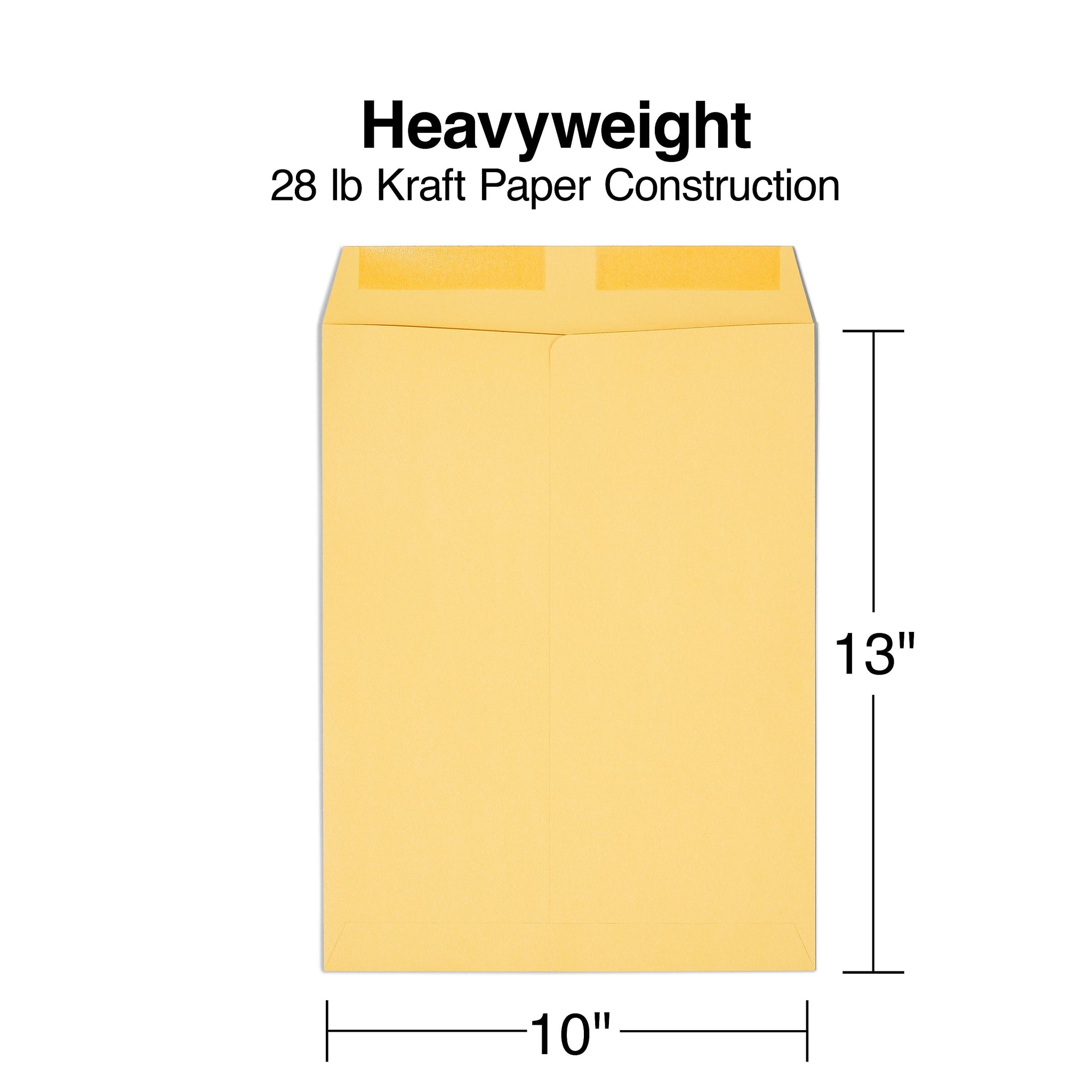 Staples Gummed Kraft Catalog Envelopes, 10