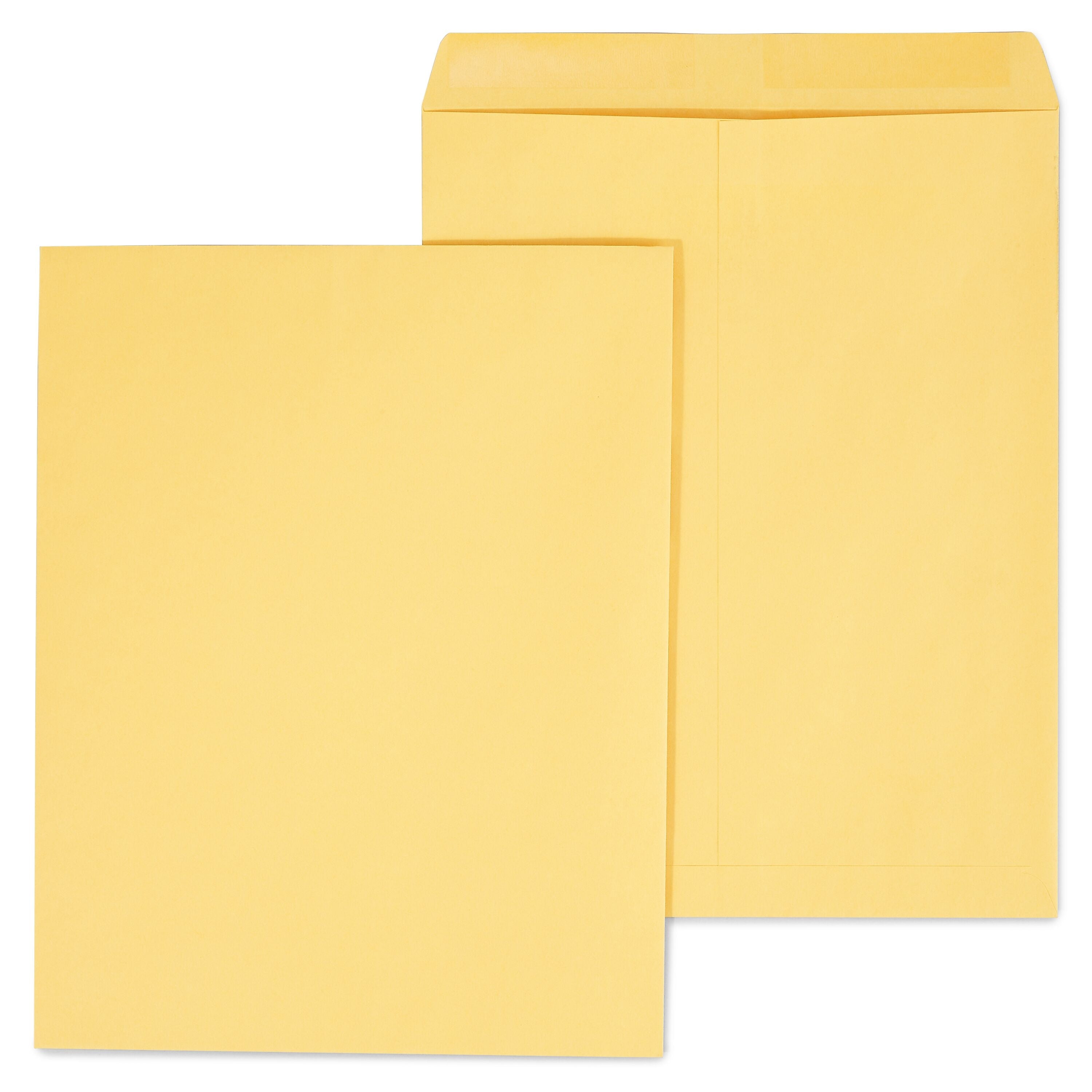 Staples Gummed Kraft Catalog Envelopes, 11.5" x 14.5", Brown, 100/Box