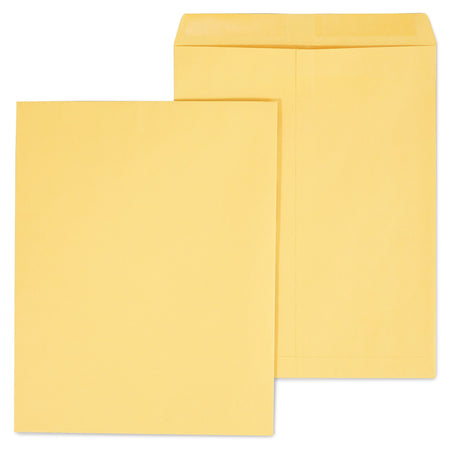 Staples Gummed Kraft Catalog Envelopes, 11.5" x 14.5", Brown, 100/Box