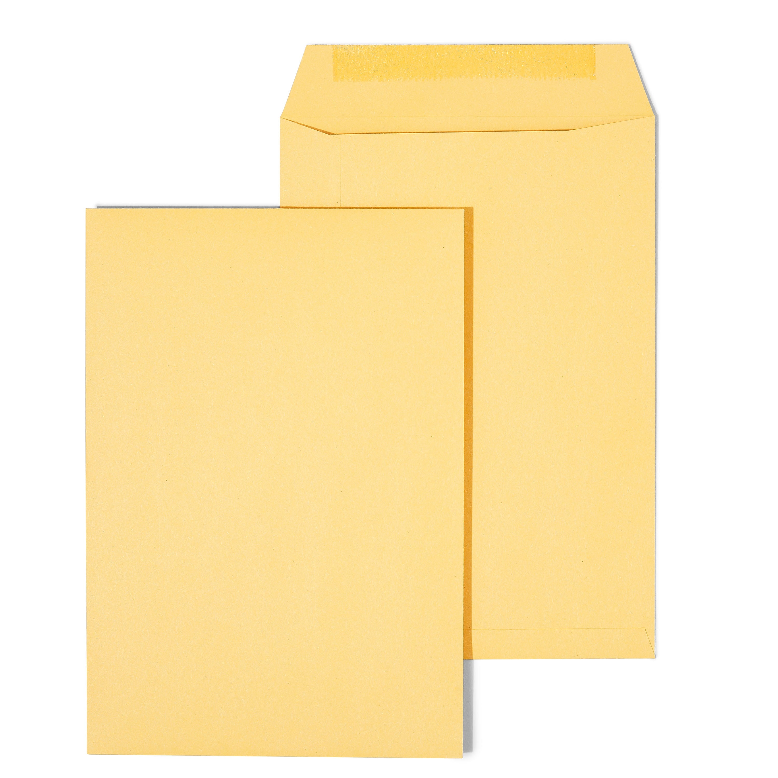 Staples Gummed Kraft Catalog Envelopes, 6.5