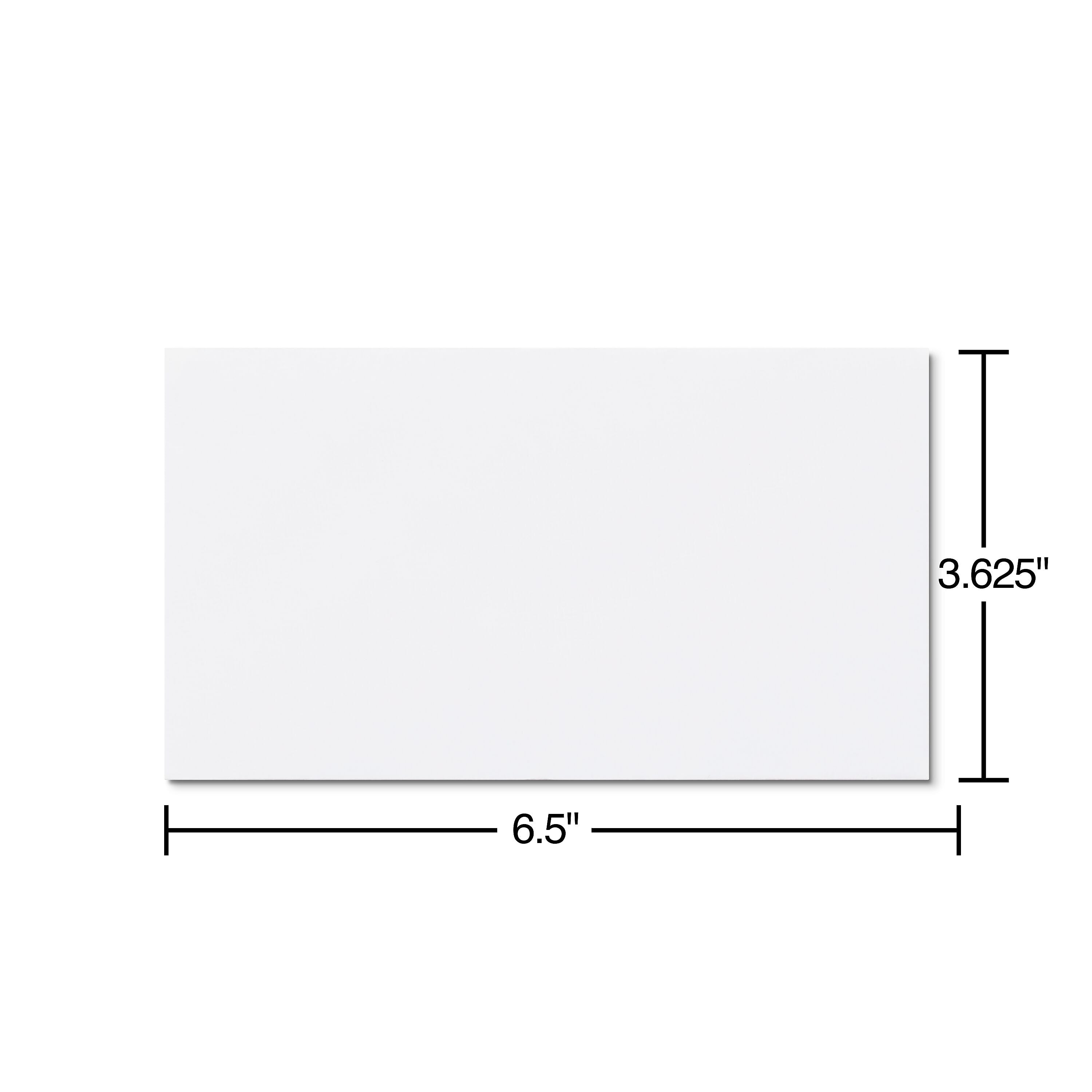 Staples Gummed Security Tinted #6 3/4 Business Envelopes, 3 5/8
