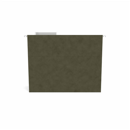 Staples® Hanging File Folder, 3-Tab, Letter Size, Standard Green, 250/Carton