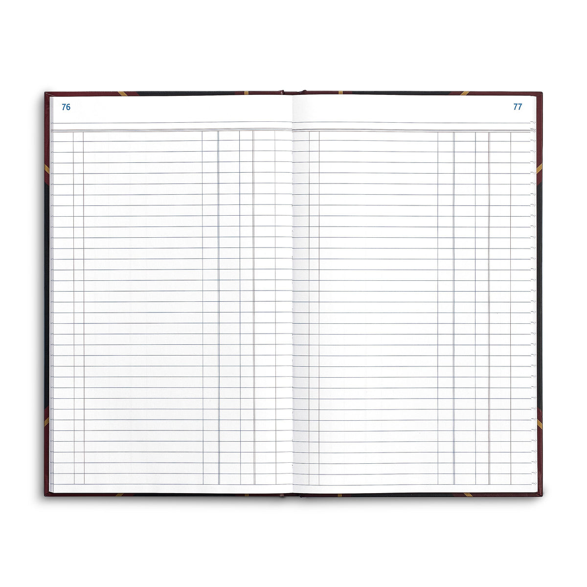 Staples Hard Journal, 7.25"W x 11.75"H, Black/Burgundy