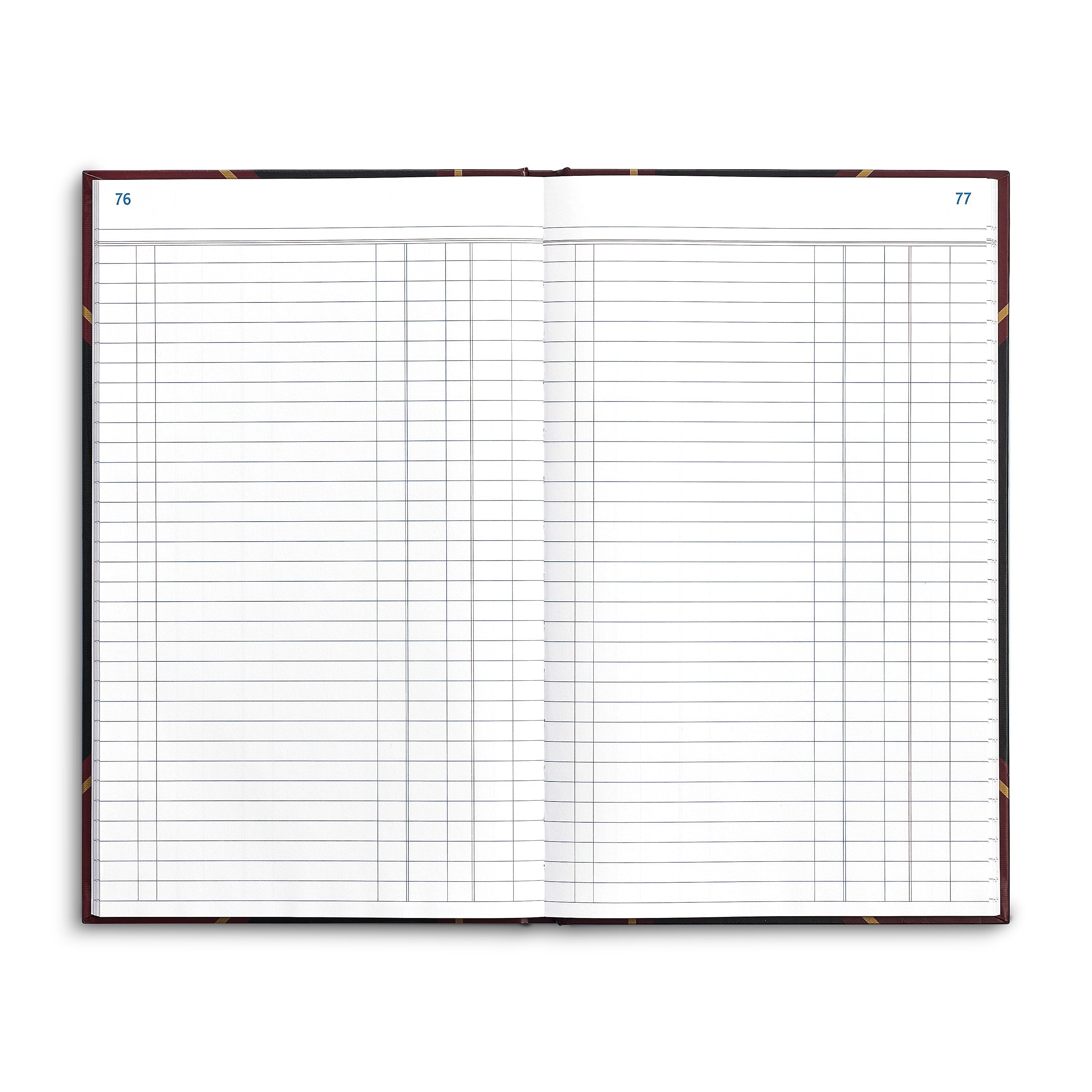 Staples Hard Journal, 7.25"W x 11.75"H, Black/Burgundy