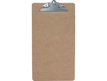 Staples® Hardboard Clipboard, Legal Size, Brown