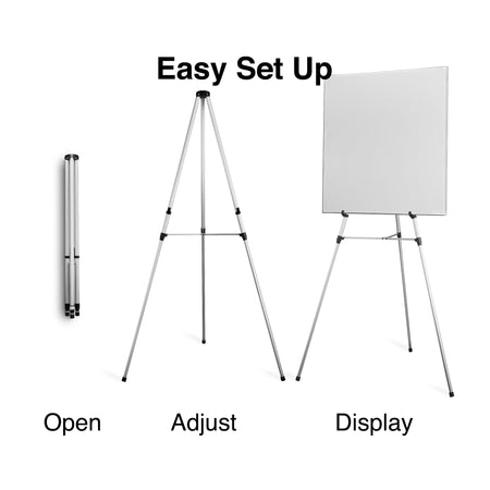 Staples HD Flipchart/Easel, Aluminum