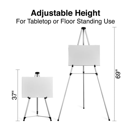 Staples HD Flipchart/Easel, Aluminum