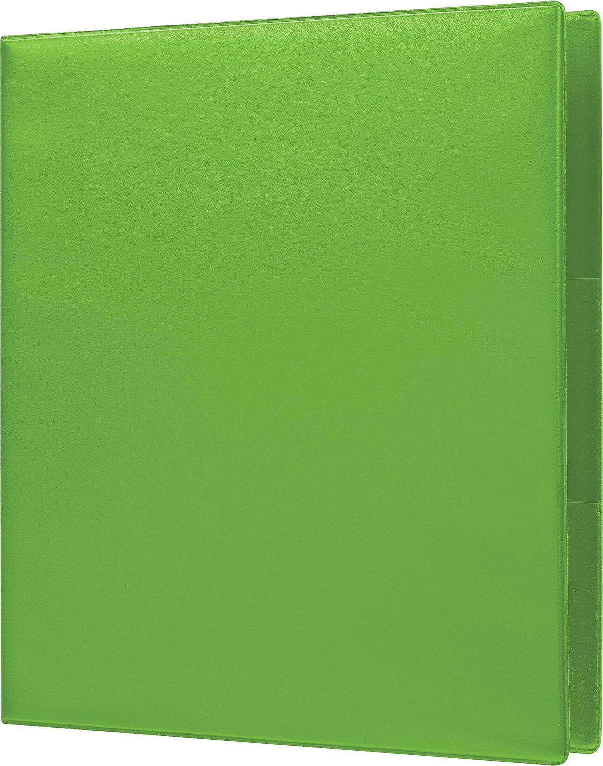 Staples Heavy Duty 1" 3-Ring Non-View Binder, D-Ring, Chartreuse