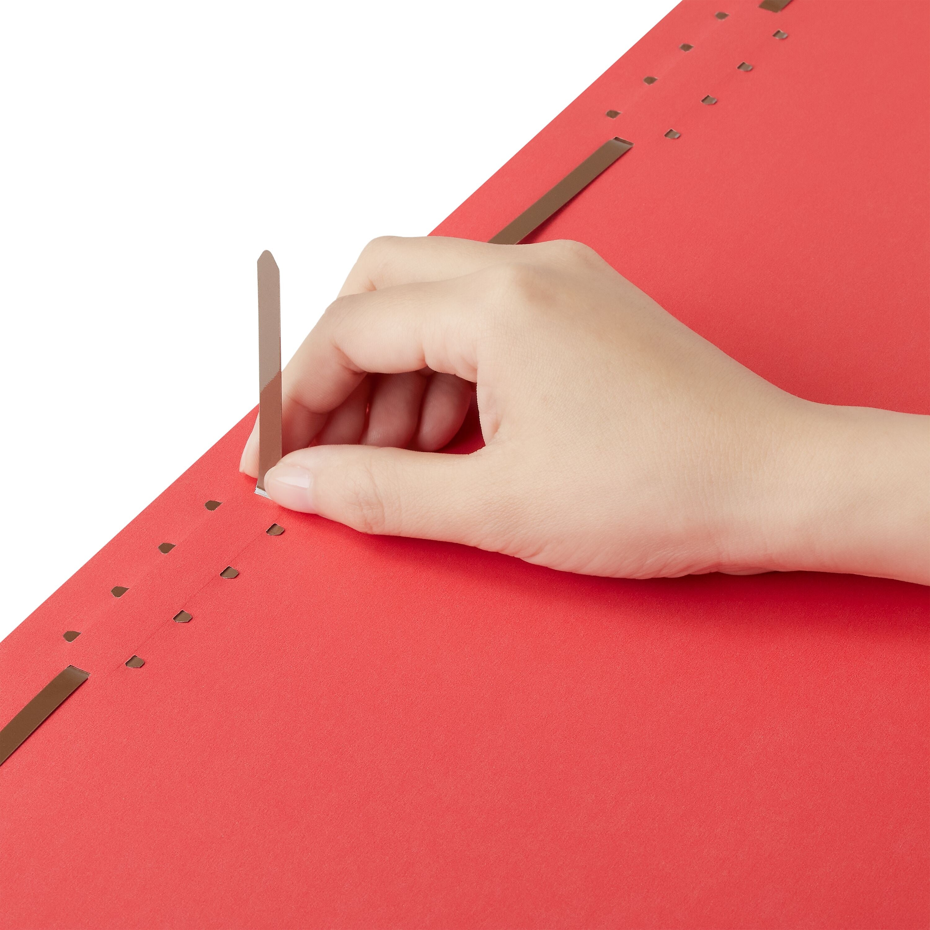 Staples® Heavy Duty Reinforced Classification Folder, 2