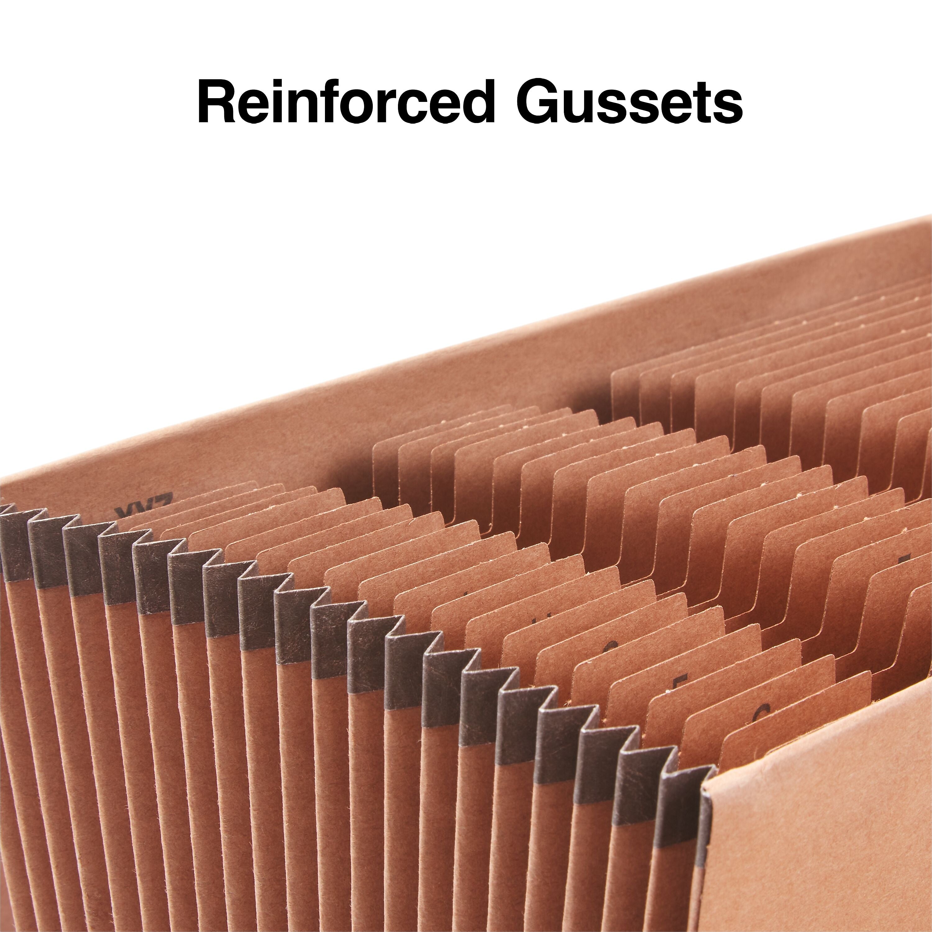 Staples Heavy Duty Reinforced Expanding Wallet, Flap & Cord Closure, Letter Size, Brown