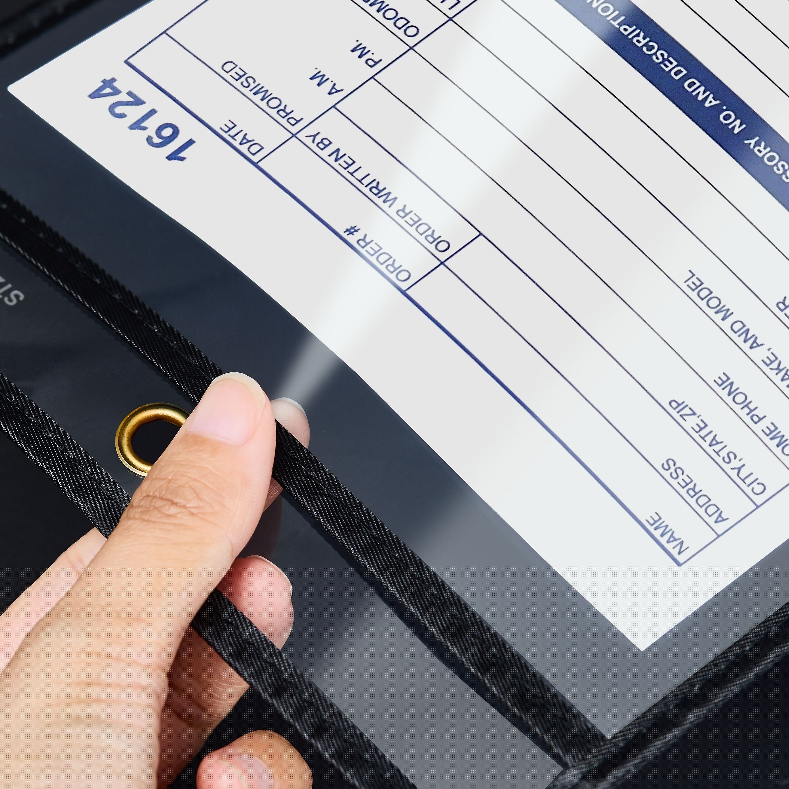 Staples Heavy Weight Stitched Job Ticket Holder, 6