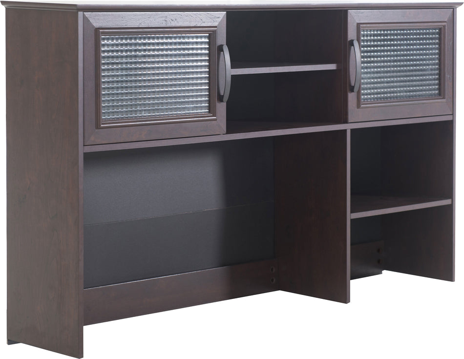 Staples Kendall Park Collection 59"W Desktop Hutch, Cherry