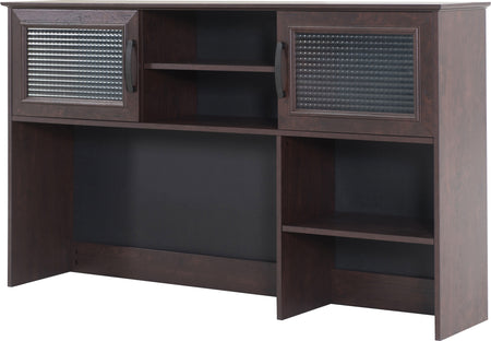 Staples Kendall Park Collection 59"W Desktop Hutch, Cherry