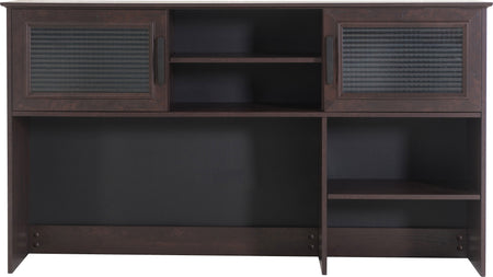 Staples Kendall Park Collection 59"W Desktop Hutch, Cherry