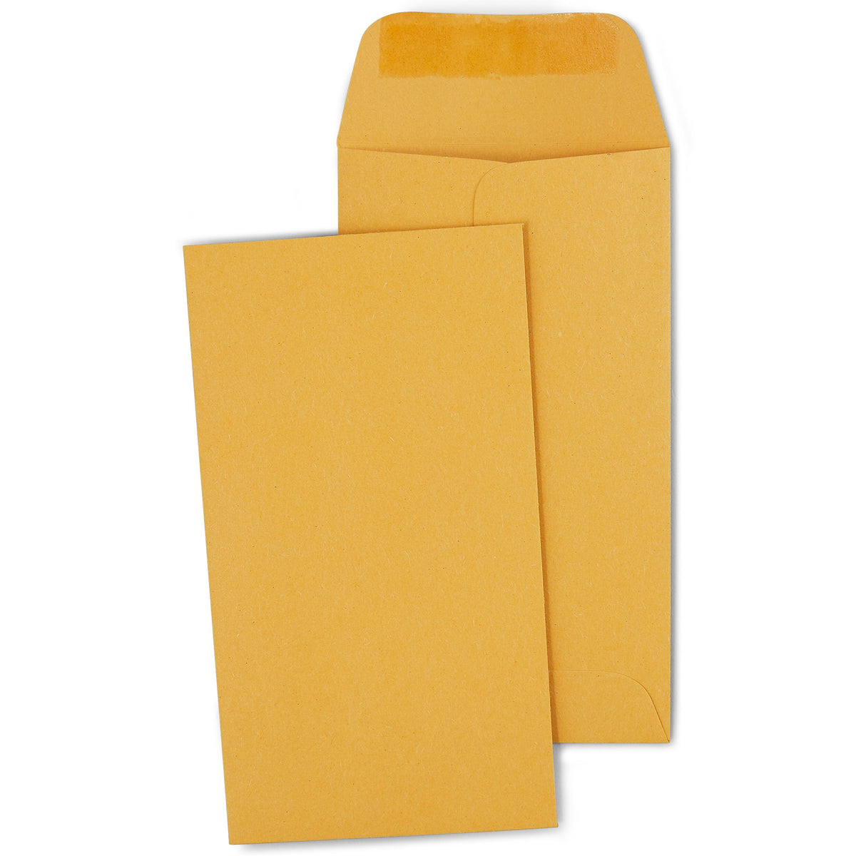 Staples Kraft #5 1/2 Coin Envelope, Other, Brown, 500/Box