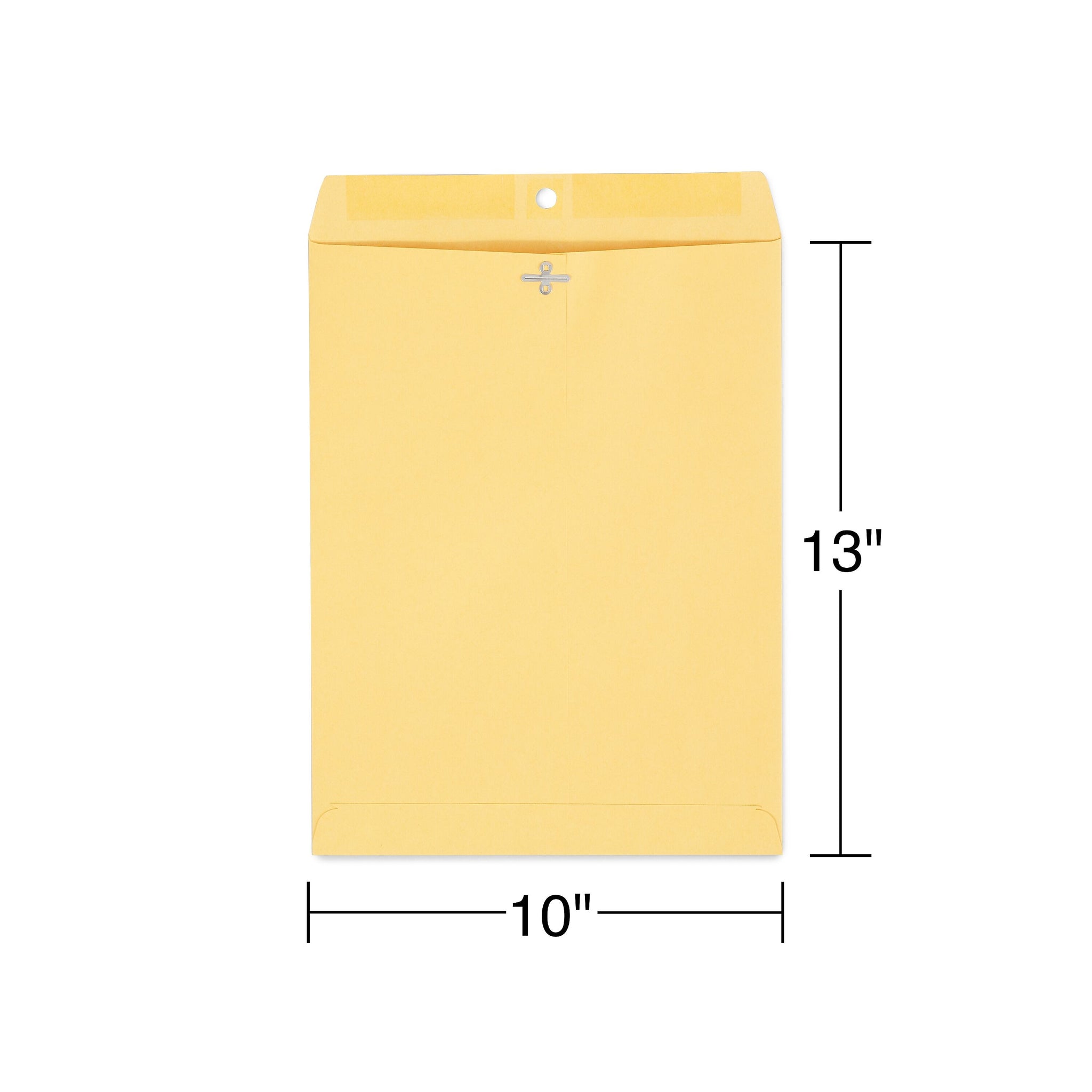 Staples Kraft Clasp & Gummed Catalog Envelopes, 10