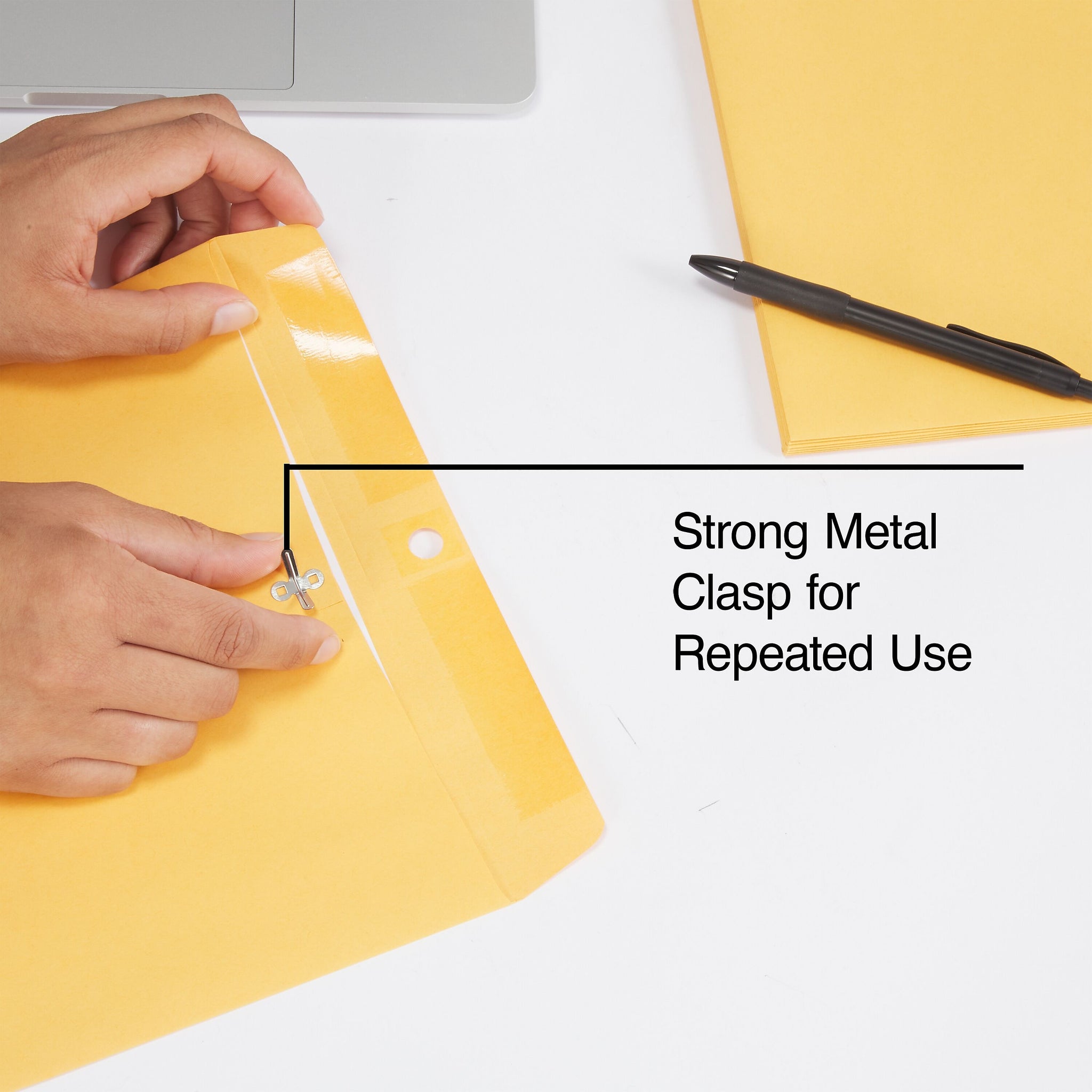 Staples Kraft Clasp & Gummed Catalog Envelopes, 10