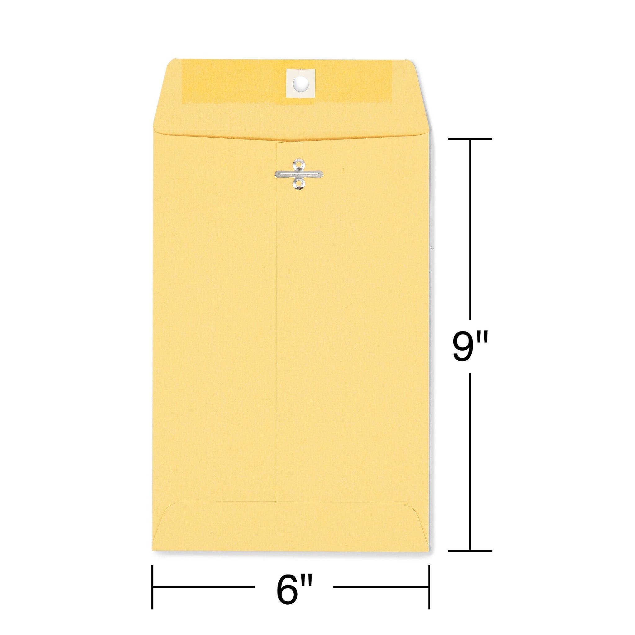 Staples Kraft Clasp & Moistenable Glue Catalog Envelopes, 6