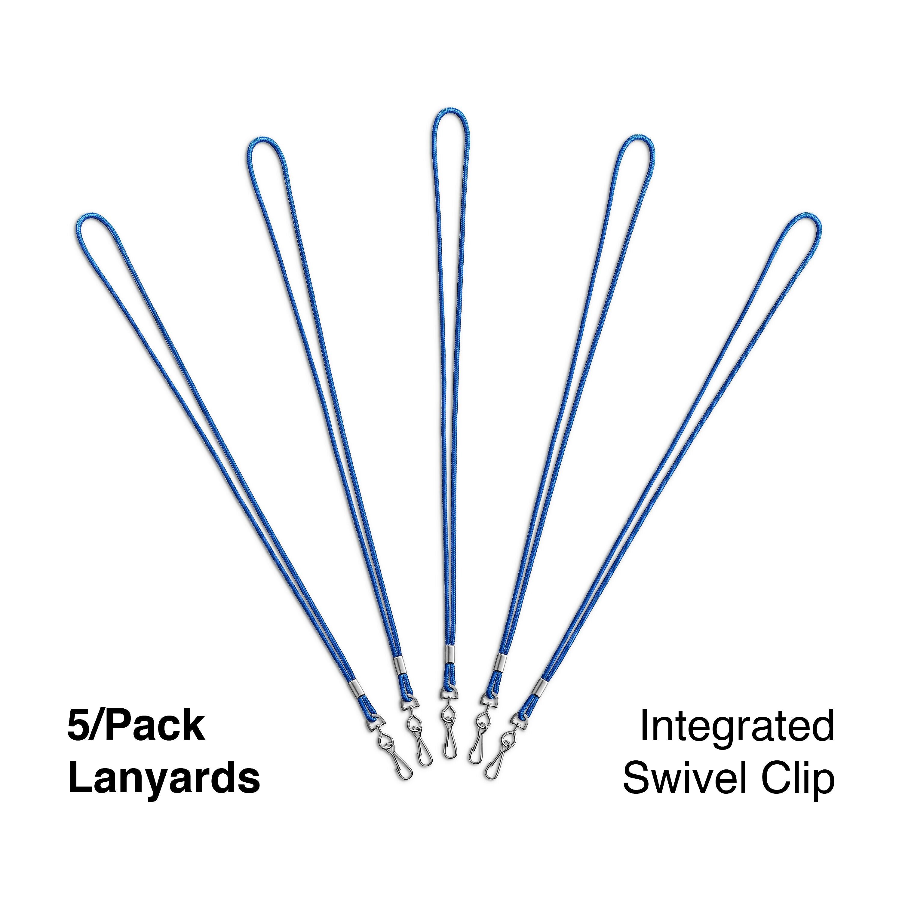 Staples Lanyards with Swivel Clip, 36