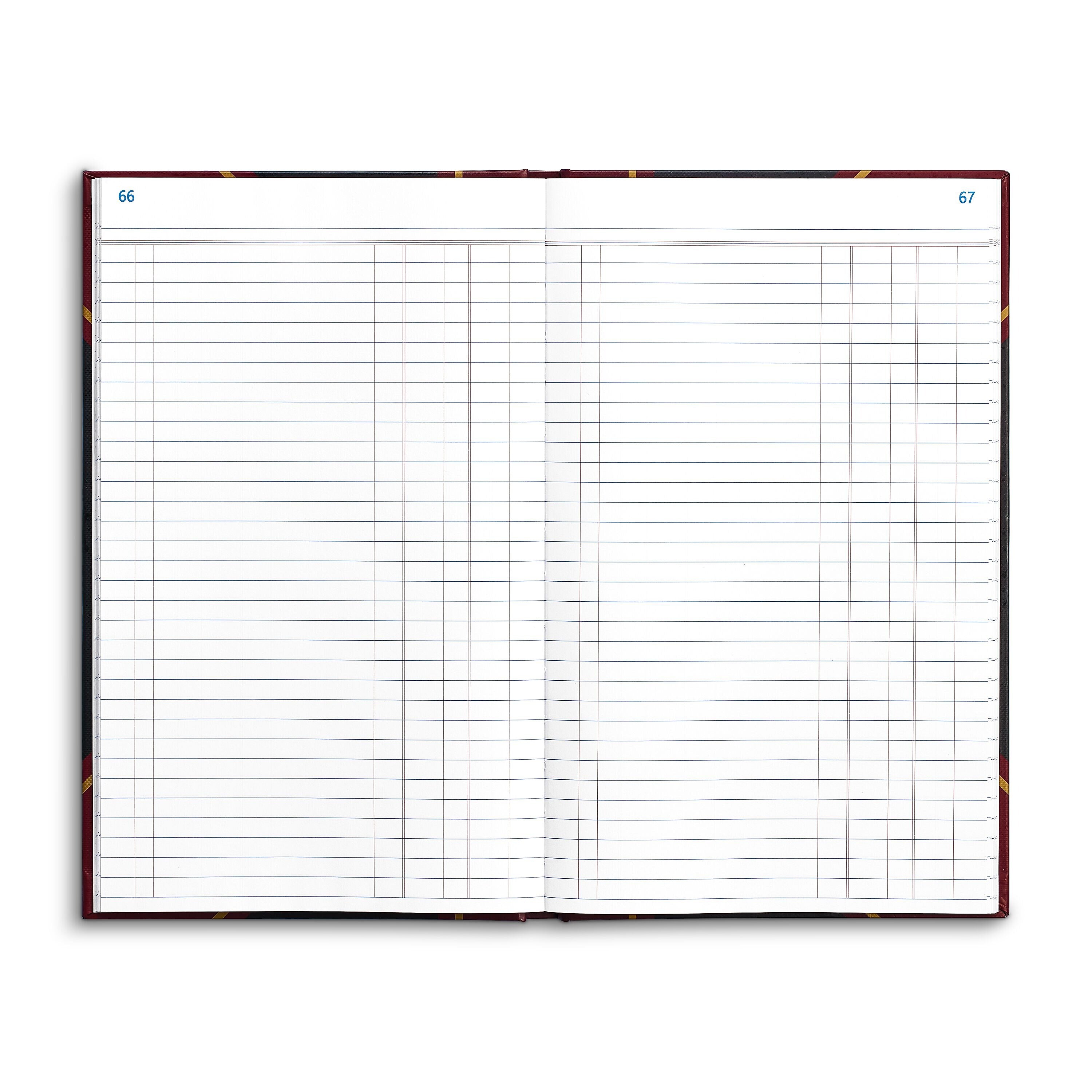 Staples Ledger Book, Black, 150 Sheets/Book