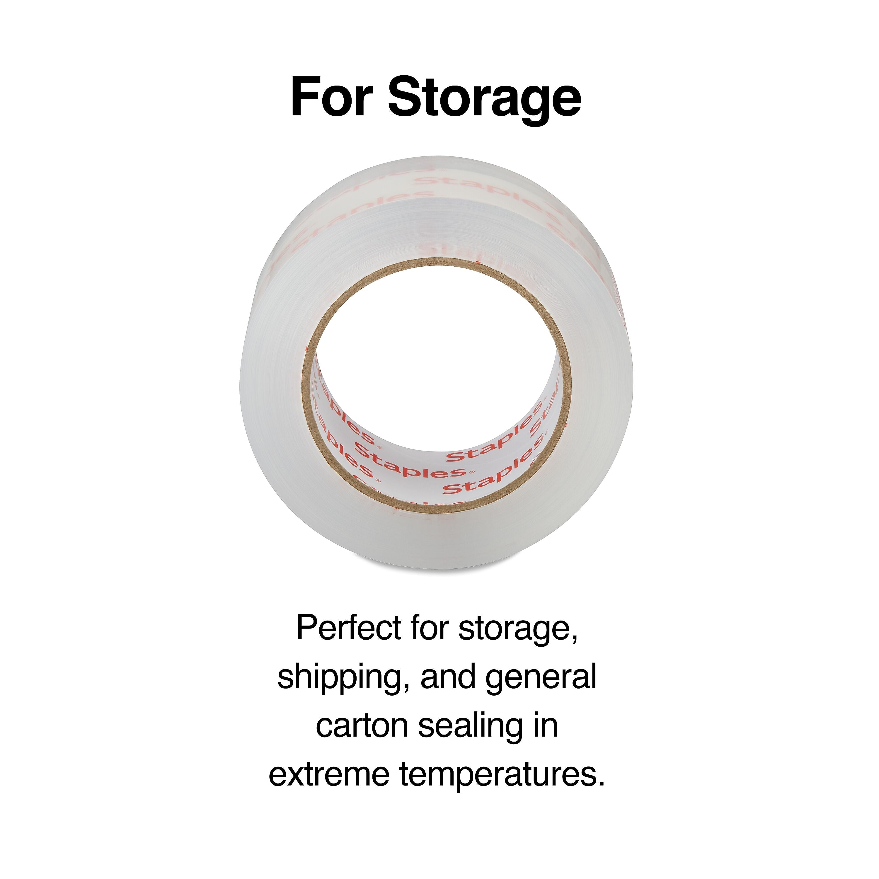 Staples® Lightweight Moving & Storage Packing Tape, 1.88