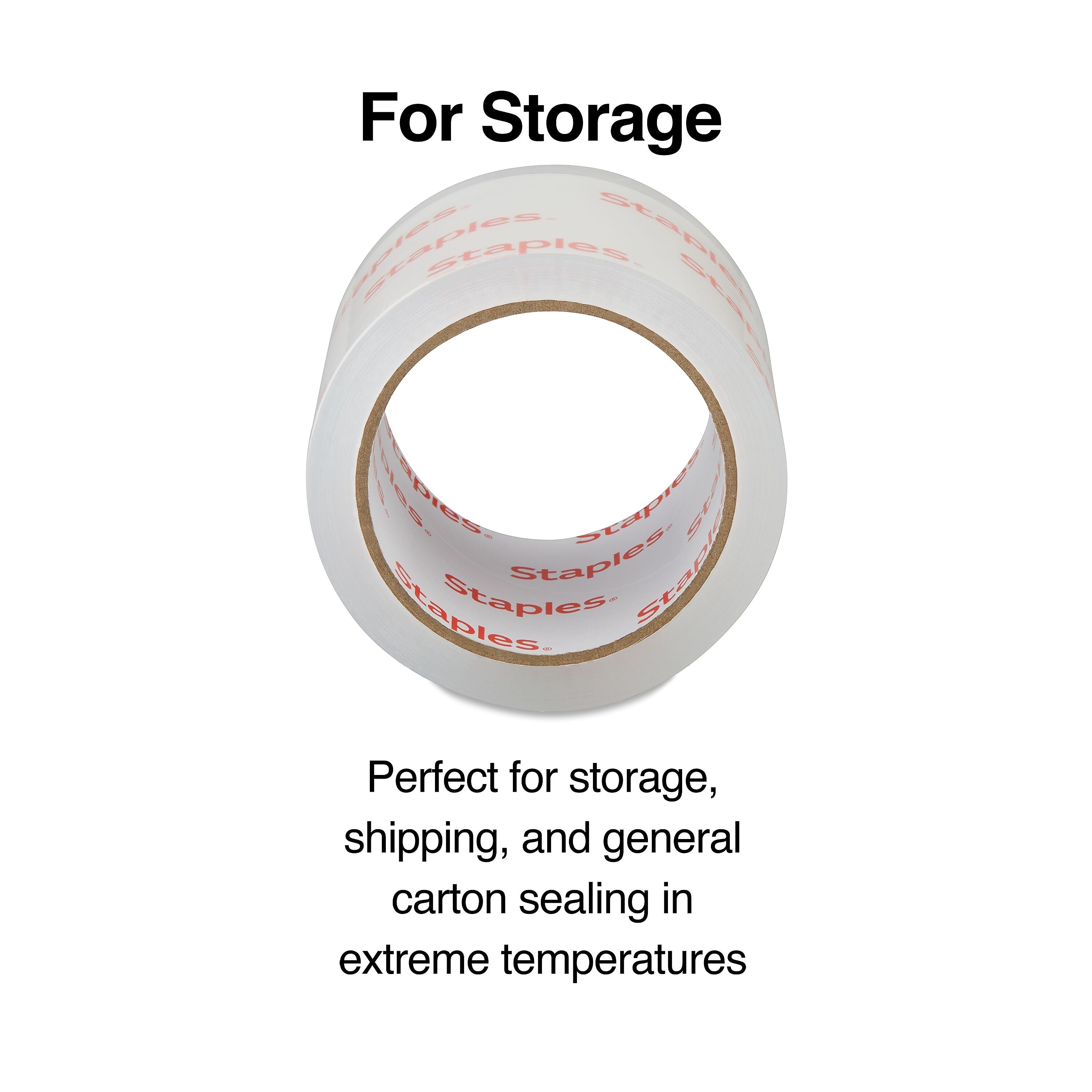 Staples Lightweight Moving & Storage Packing Tape , 2.83