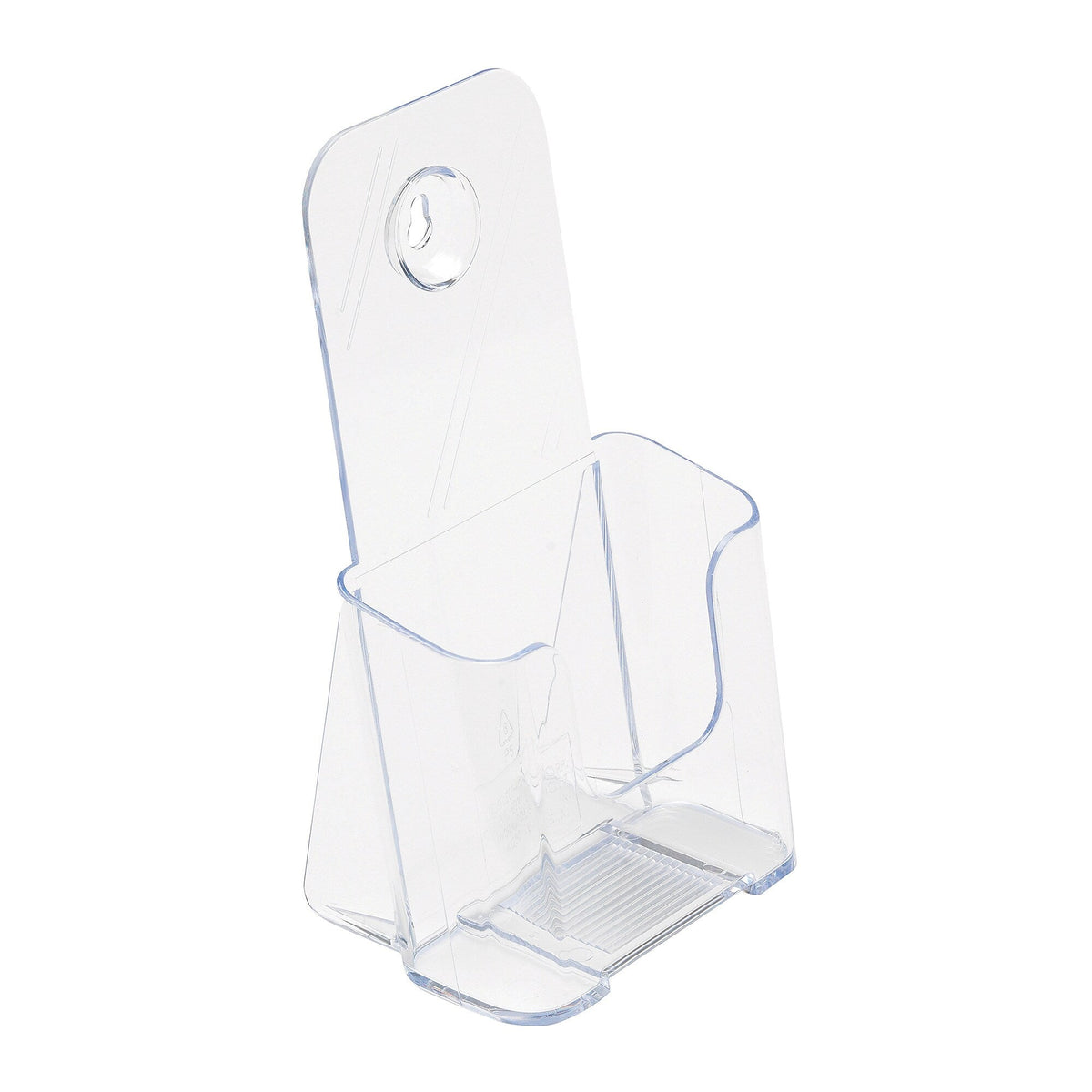 Staples Literature Holder, 4.25", Clear Plastic