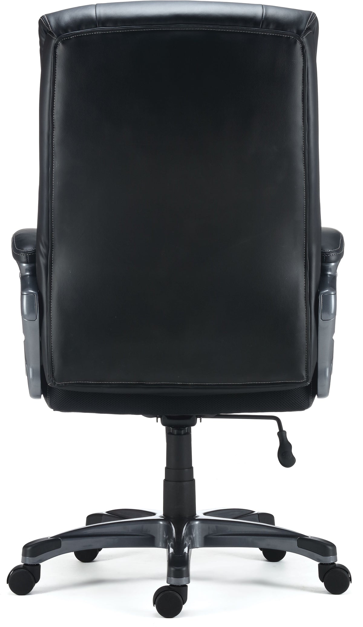 Staples Lockland Ergonomic Leather Managers Big & Tall Chair, 400 lb. Capacity, Black