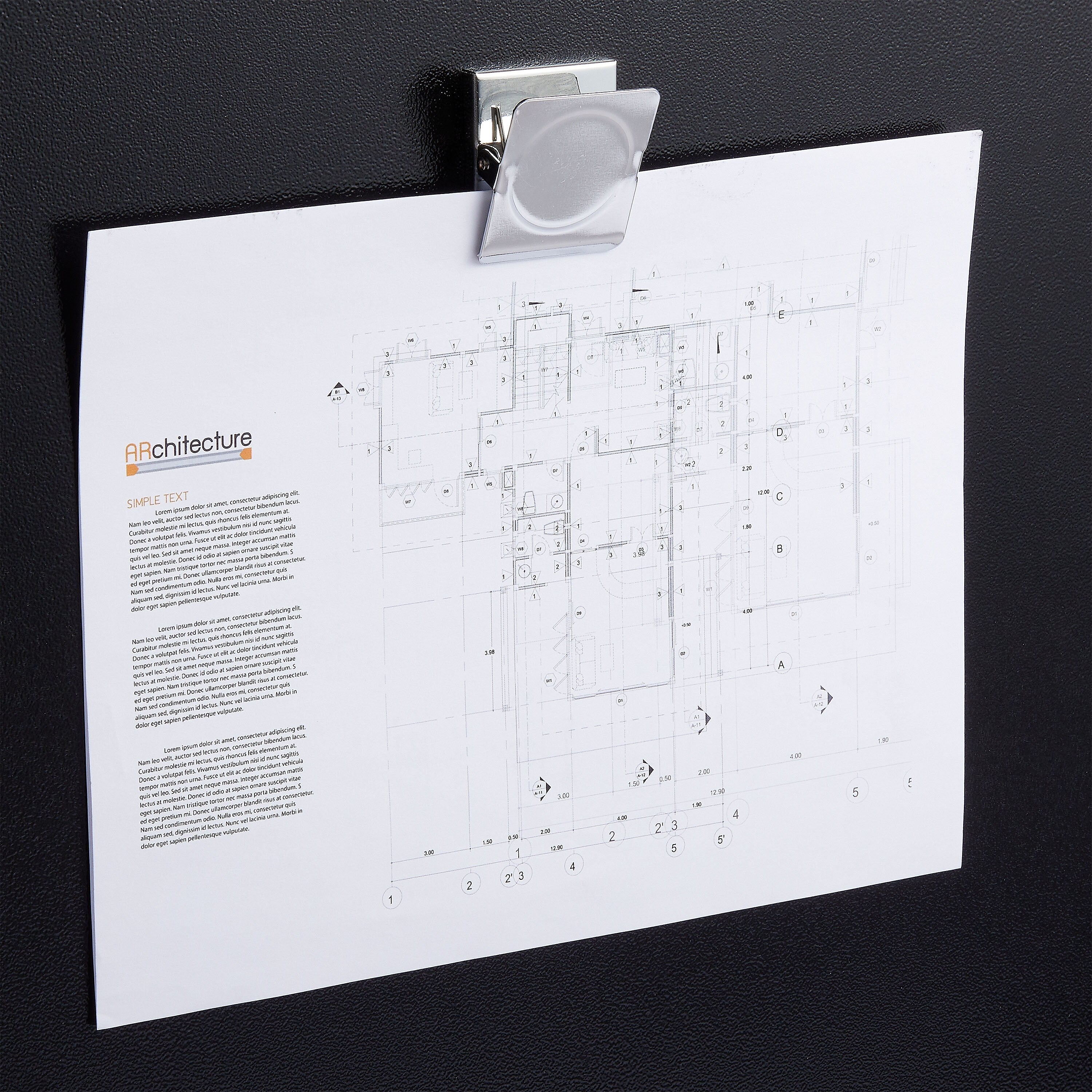 Staples Magnetic Clips, 1.75