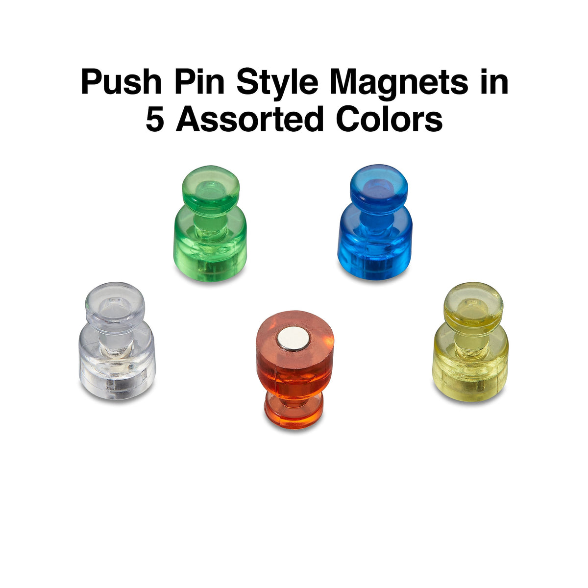 Staples Magnets, Assorted, 10/Pack