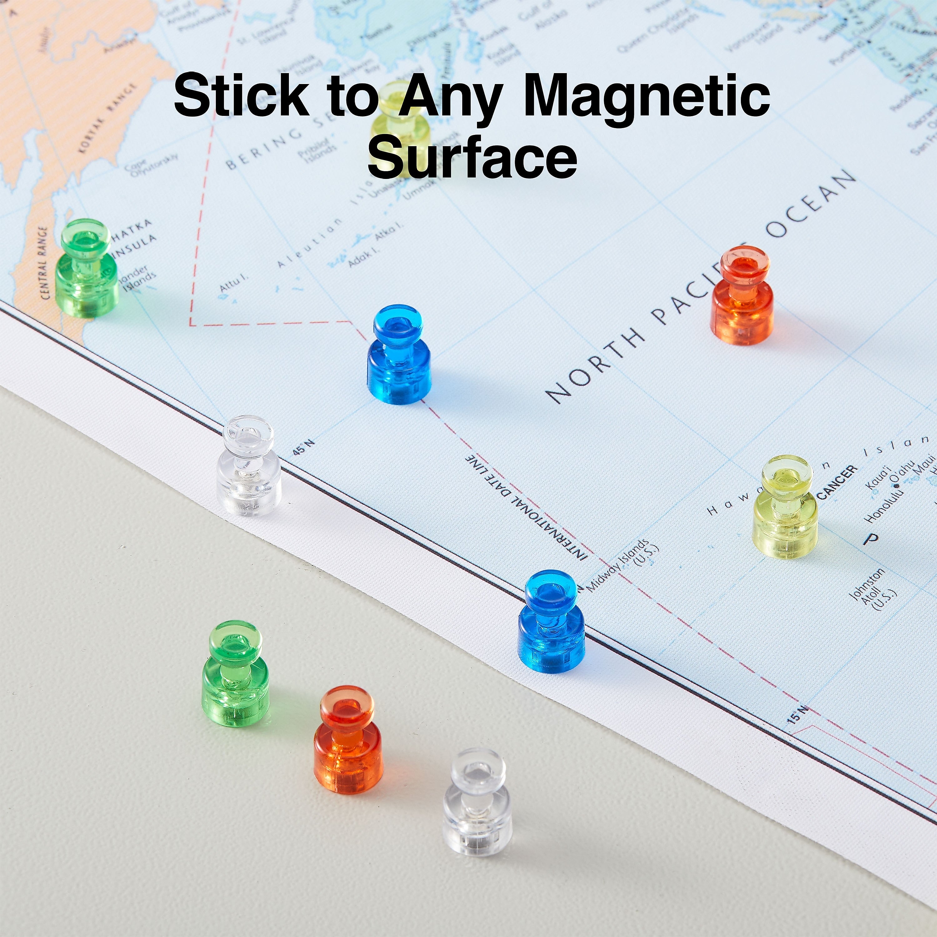 Staples Magnets, Assorted, 10/Pack