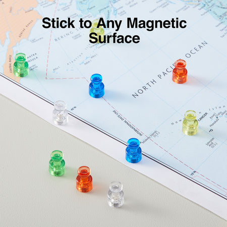 Staples Magnets, Assorted, 10/Pack