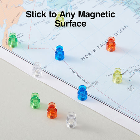 Staples Magnets, Assorted, 10/Pack