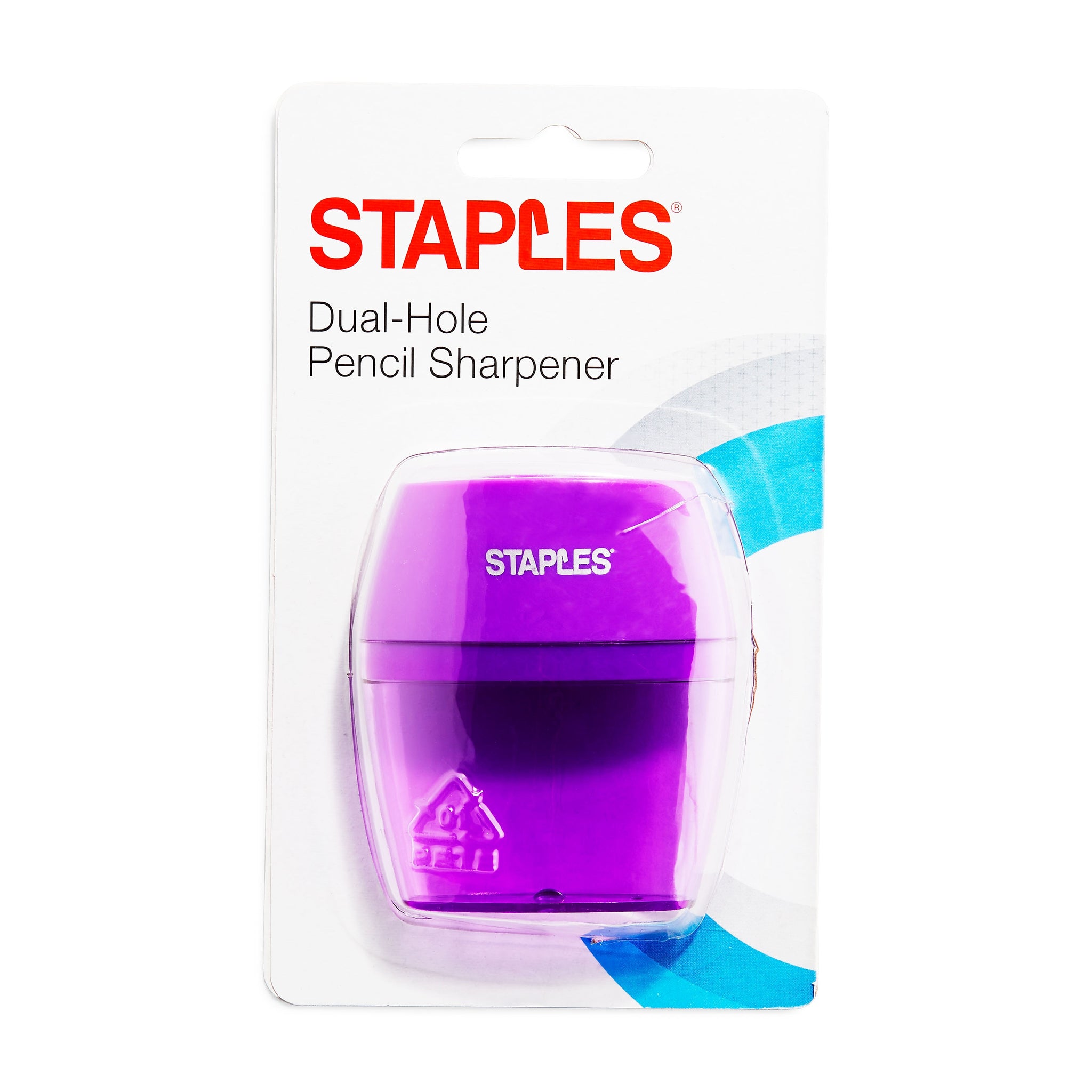 Staples® Manual Pencil Sharpener, Assorted Colors