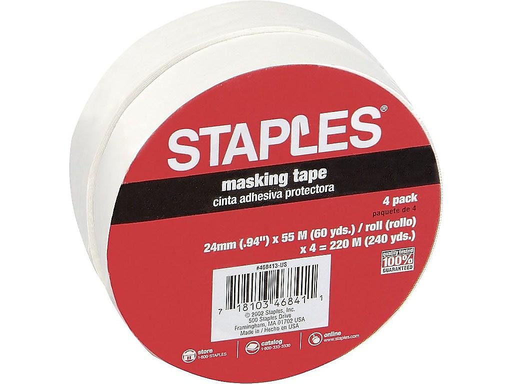 Staples Masking Tape, 0.94