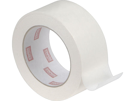 Staples Masking Tape, 1.89" x 60 yds., Natural, 2/Pack