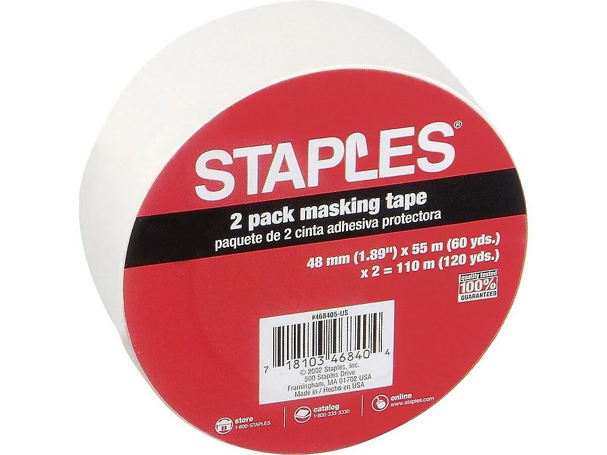 Staples Masking Tape, 1.89