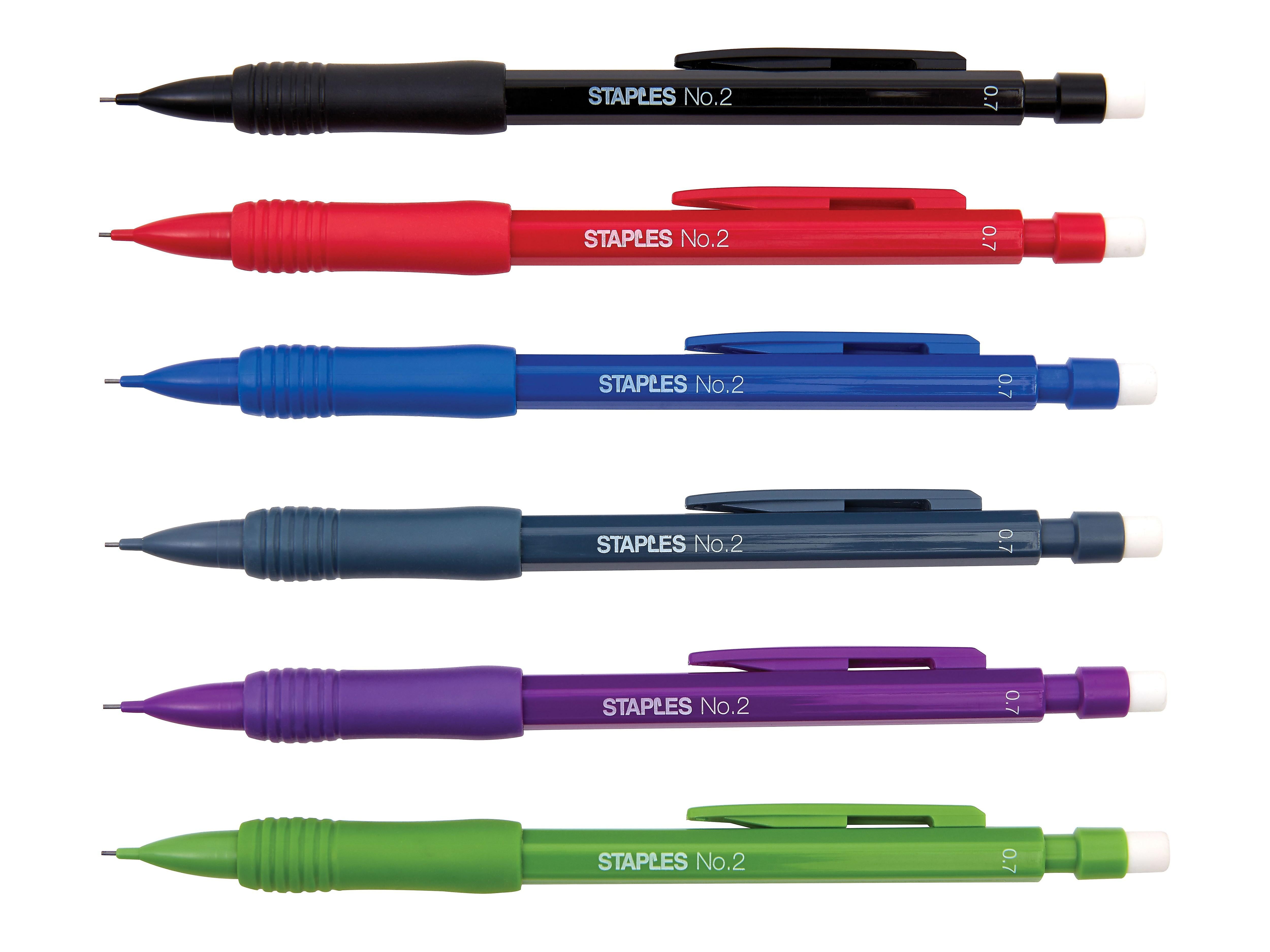 Staples® Mechanical Pencil, 0.7mm, #2 Medium Lead, Dozen