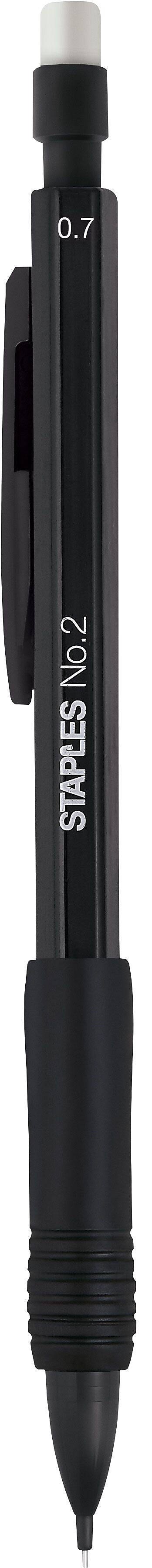 Staples® Mechanical Pencil, 0.7mm, #2 Medium Lead, Dozen