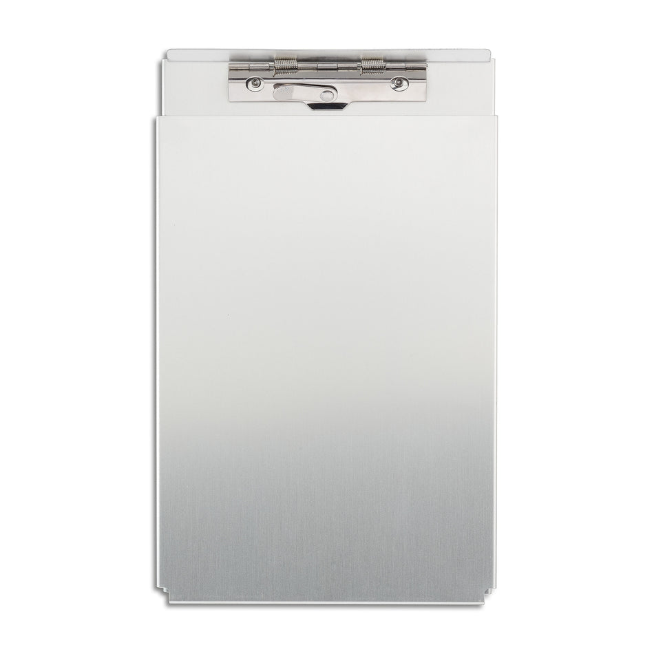 Staples Memo Aluminum Storage Clipboard, Memo Size, Silver