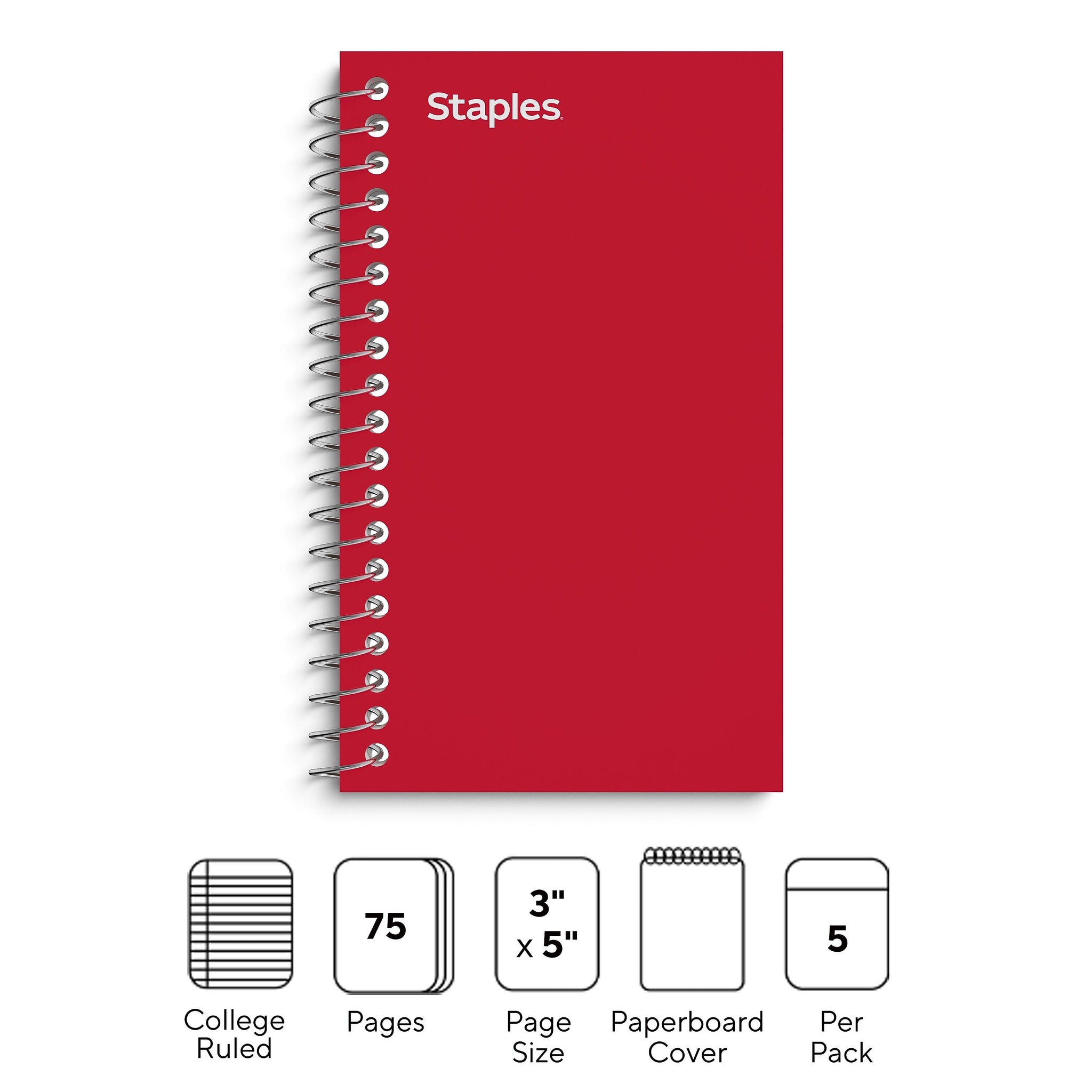 Staples® Memo Books, 3
