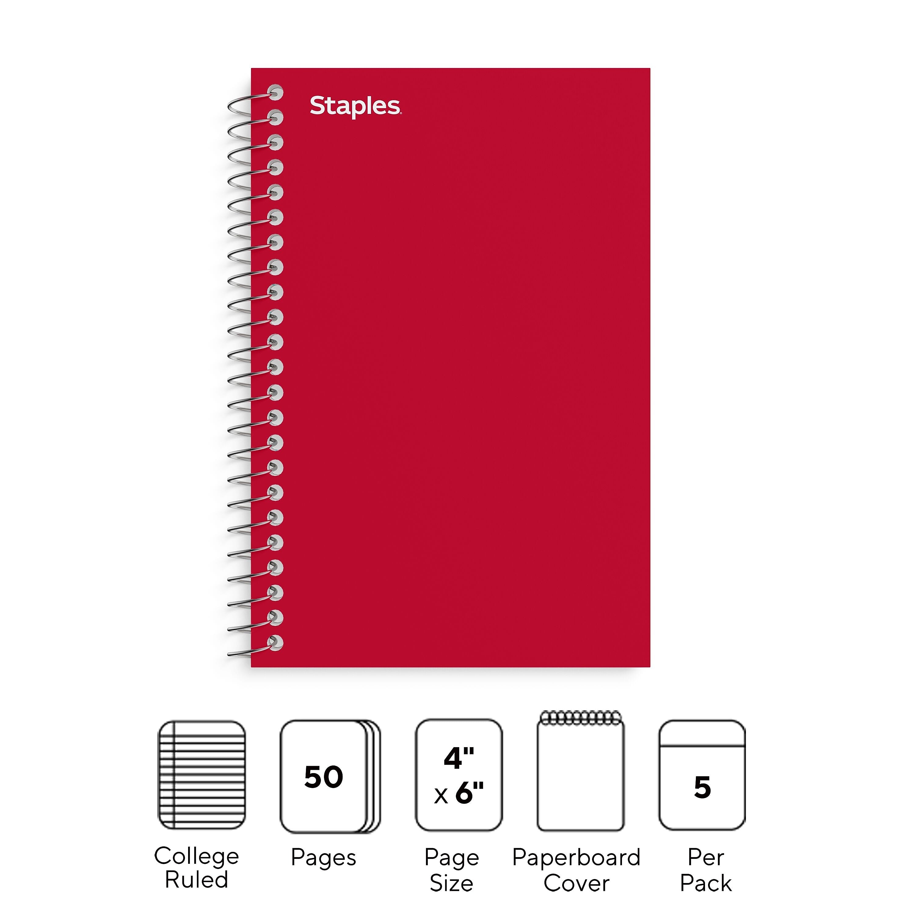 Staples® Memo Books, 4